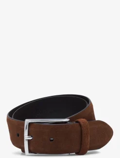 Classic Suede belt Mid brown 3,5 - Bælter