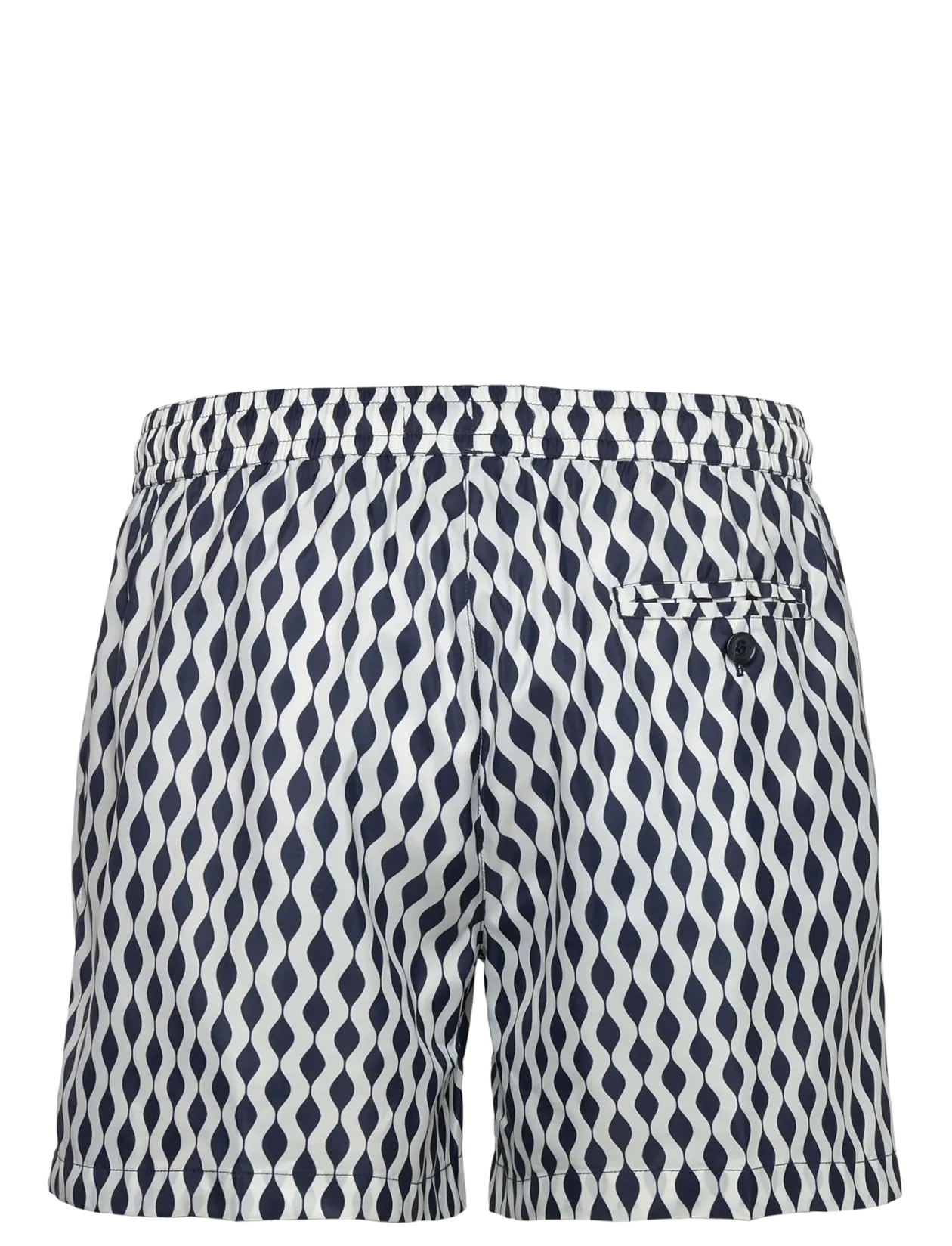 Classic Swim Shorts Navy Waves - Badebukser