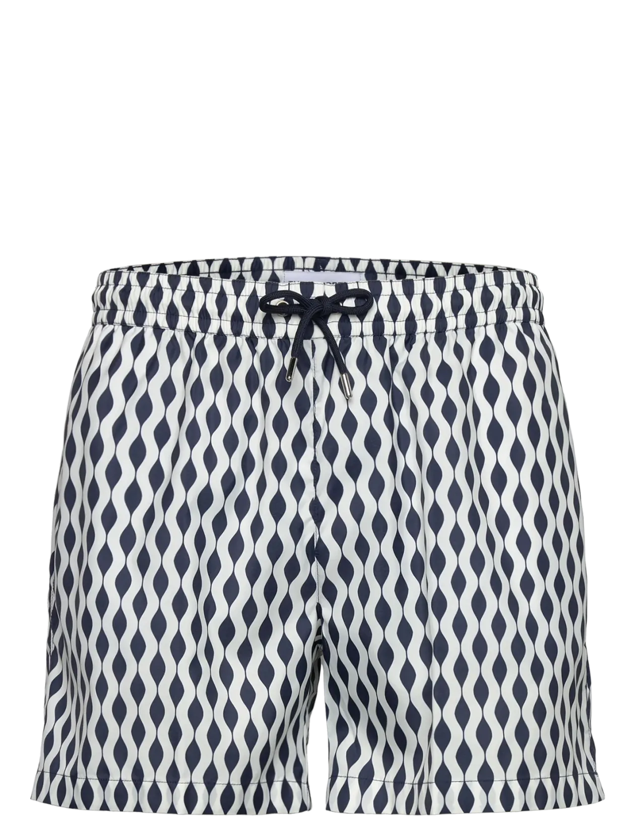 Classic Swim Shorts Navy Waves - Badebukser