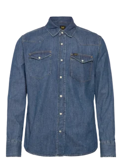 CLEAN REG WESTERN - Denimskjorter