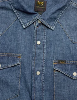 CLEAN REG WESTERN - Denimskjorter