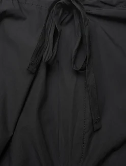 Collapse Trousers Black Poplin - Cargobukser
