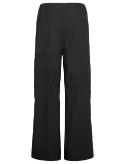 Collapse Trousers Black Poplin - Cargobukser