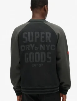 COLLEGE GRAPHIC JERSEY BOMBER - Sweatshirts