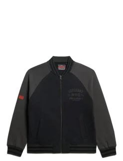 COLLEGE GRAPHIC JERSEY BOMBER - Sweatshirts