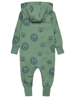 College Jumpsuit Green tiger - Underdele