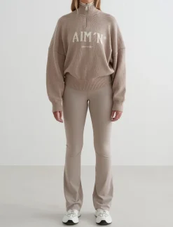 College Knitted Half Zip - Sweatshirts