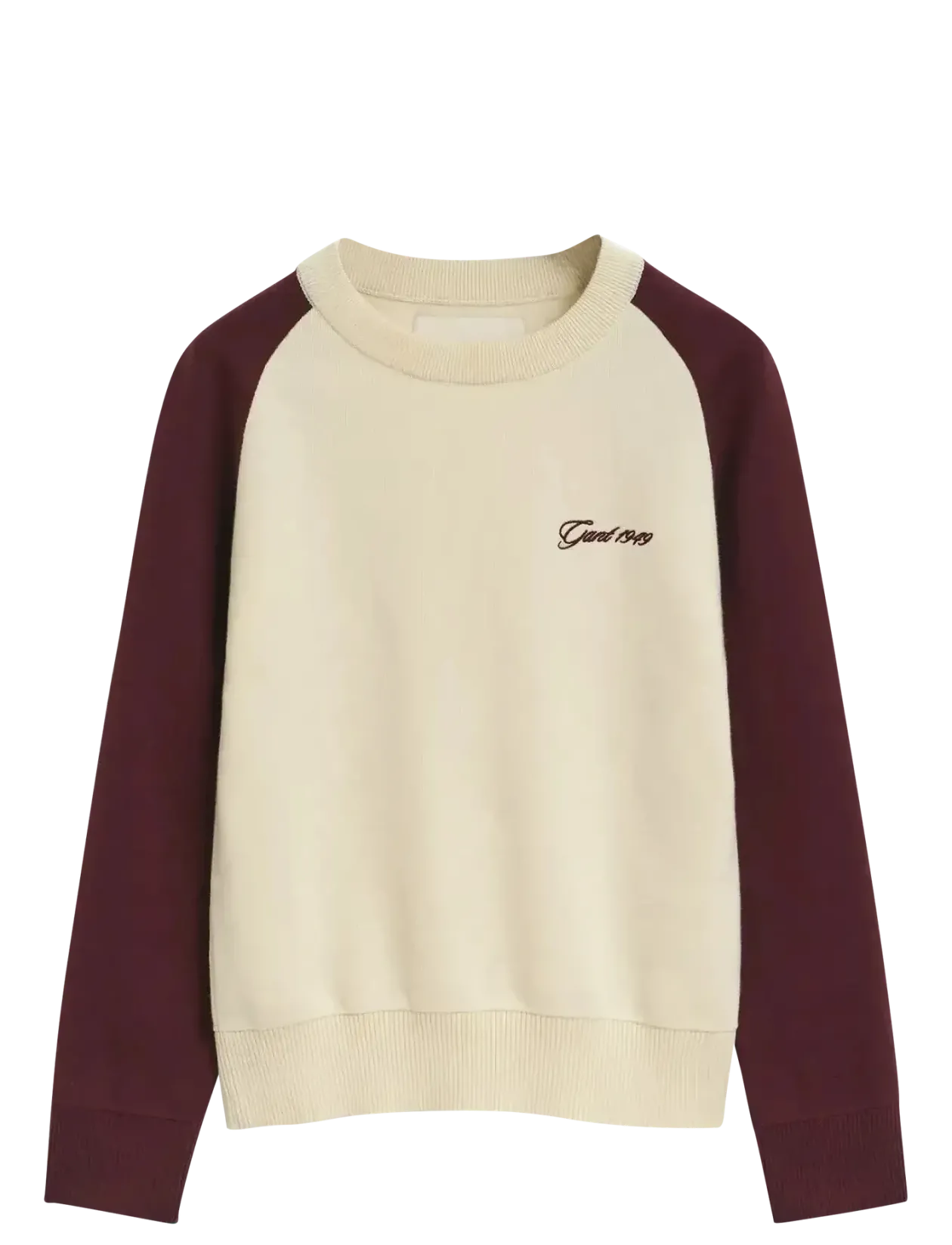 COLOR BLOCKED COTTON C-NECK - Sweatshirts