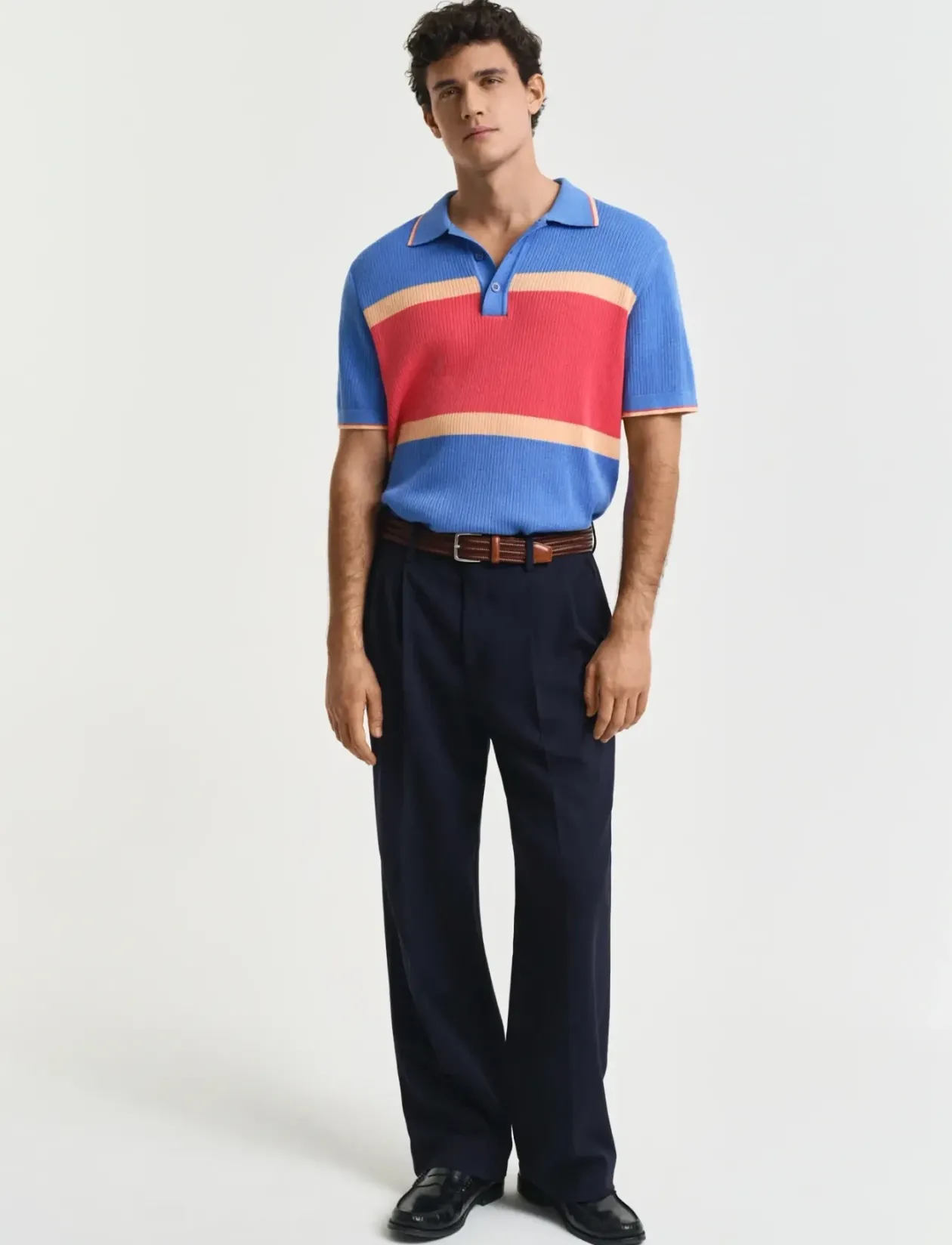 COLOR BLOCKED SS POLO - Kortærmede
