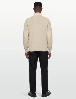 COMMANDER QUARTER ZIP JUMPER Silver Birch - Strik