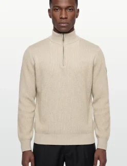 COMMANDER QUARTER ZIP JUMPER Silver Birch - Strik