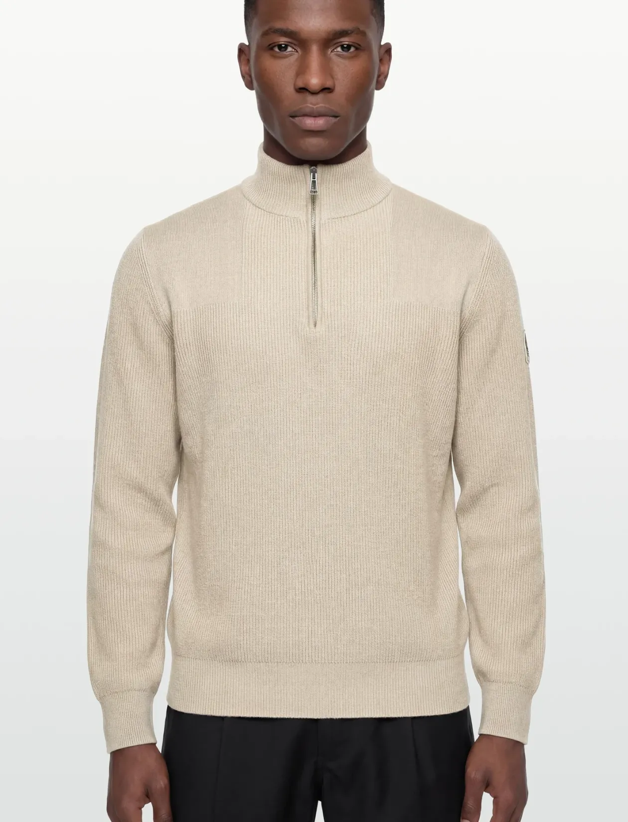 COMMANDER QUARTER ZIP JUMPER Silver Birch - Strik