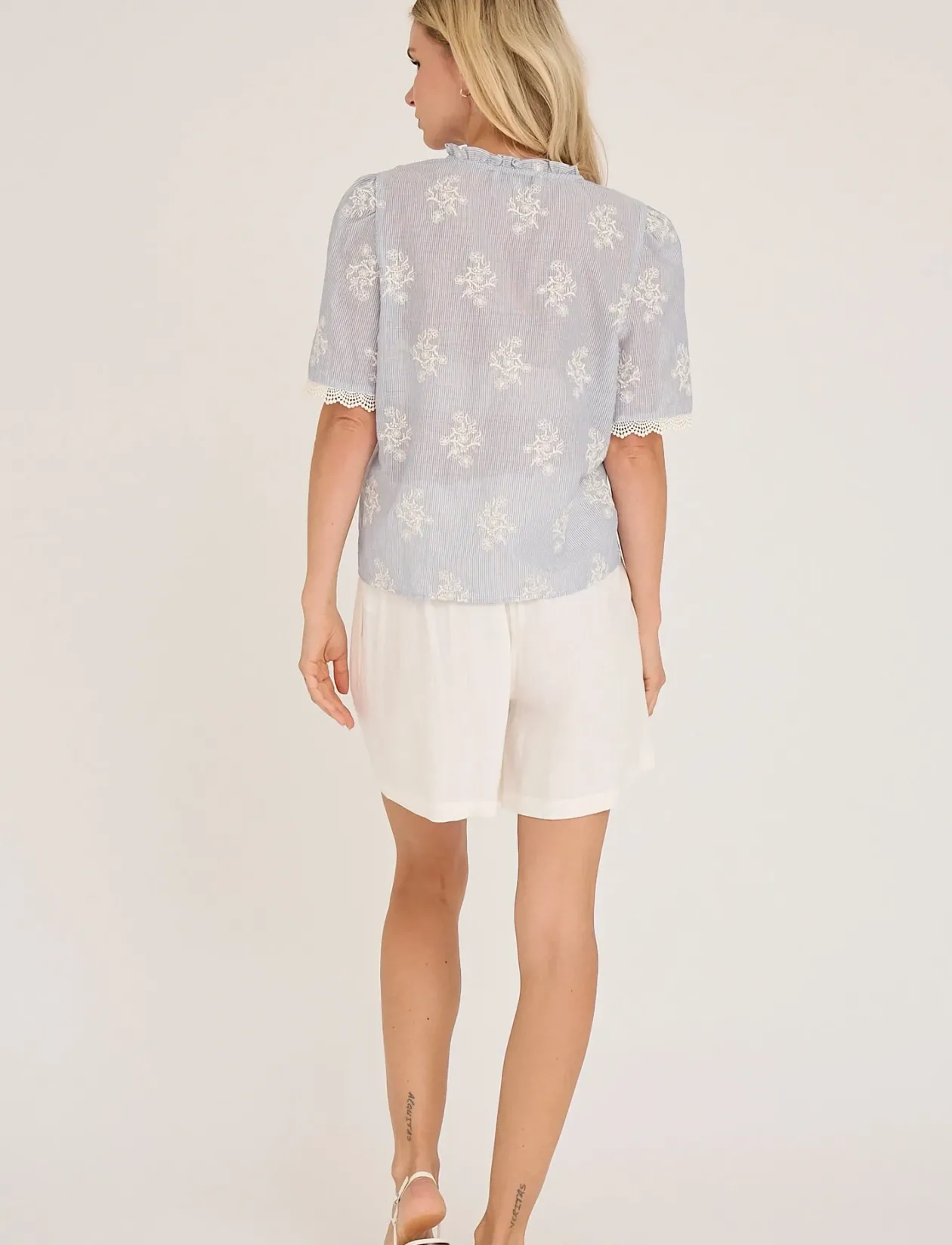 Conni blouse - Kortærmede bluser
