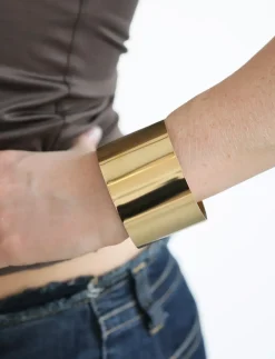 Connie - Statement Bangle Bracelet Stainless Steel - Bangles