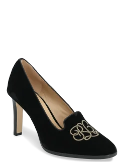 Corah Embroidered-Logo Velvet Pump - Klassiske pumps