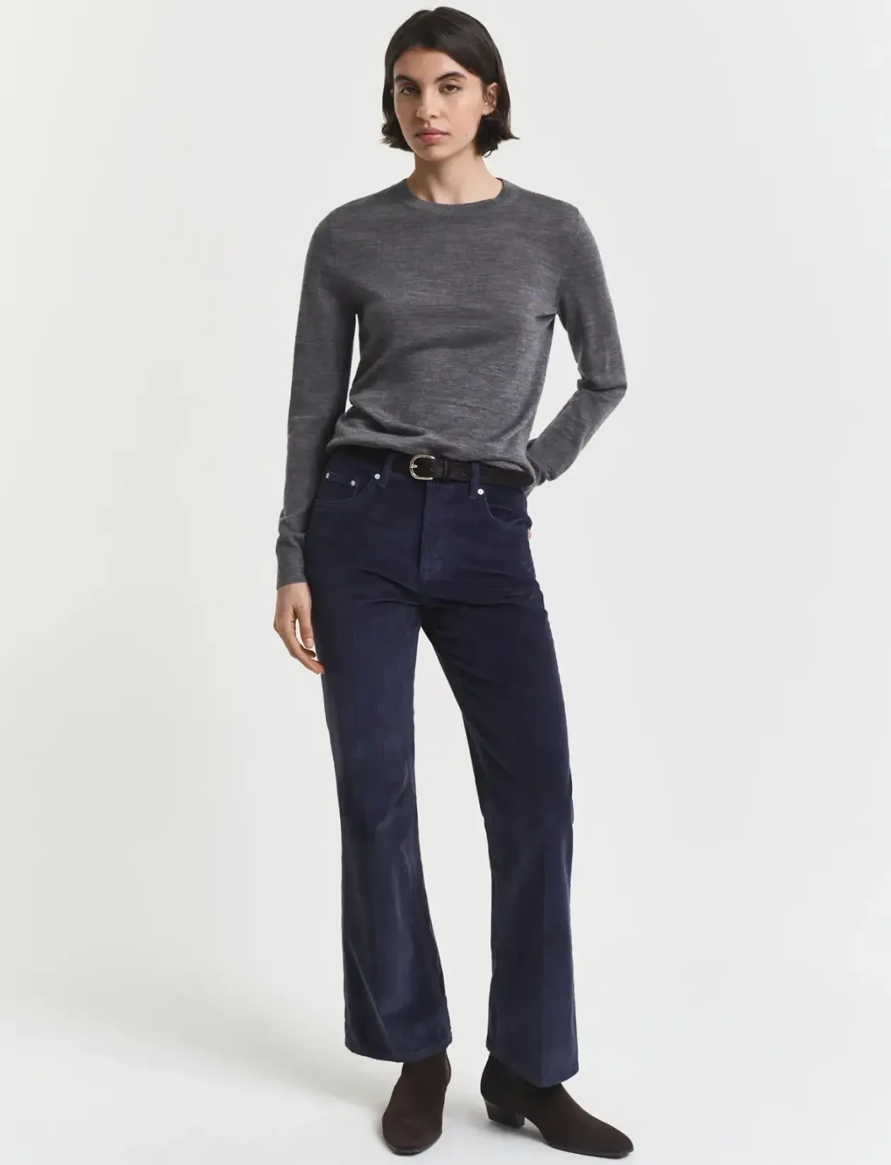 CORDUROY FLARE JEANS - Flared jeans
