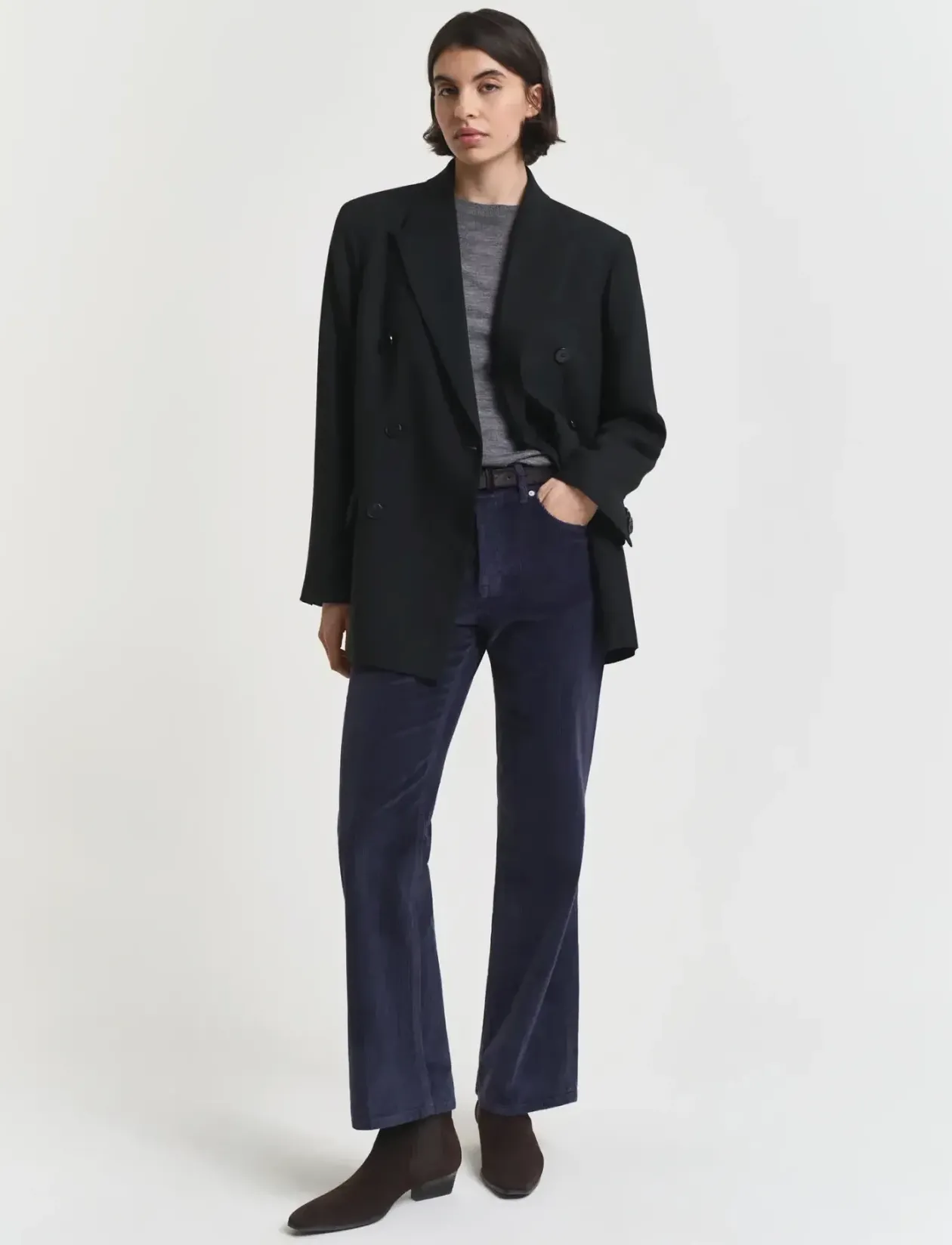 CORDUROY FLARE JEANS - Flared jeans