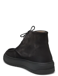 Core Mid U Suede Black - Moc Toe sko