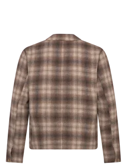 COSIMO JAPANESE WOOL CHECK - Uldjakker