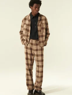 COSIMO JAPANESE WOOL CHECK - Uldjakker