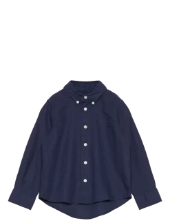COTTON LINEN BD LS SHIRT - Langærmede skjorter