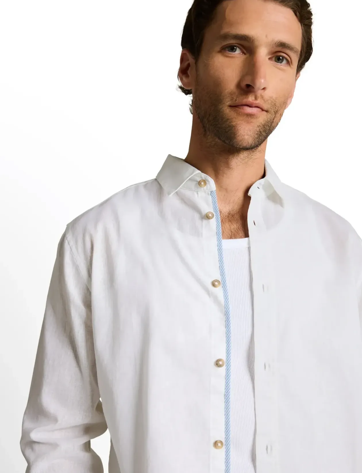 cotton linen shirt - Hørskjorter