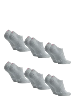 Cotton No-Show Socks 6-pack - Strømper