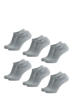 Cotton No-Show Socks 6-pack - Strømper
