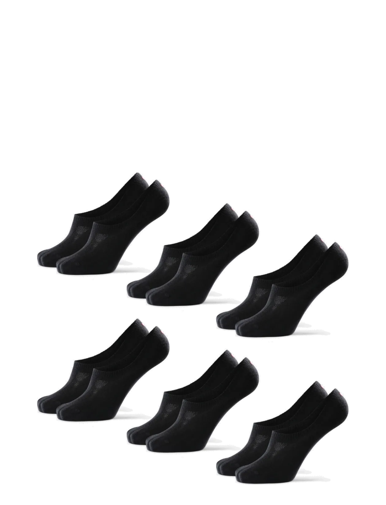 Cotton No-Show Socks 6-pack - Strømper