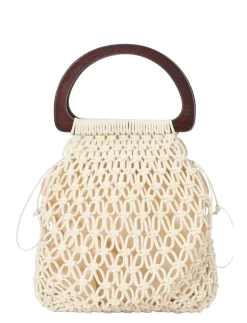 Crochet Bag - Top handle tasker