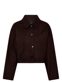 Cropped jacket with pockets - Lette jakker