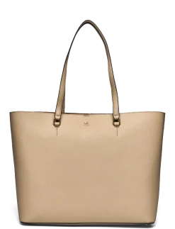 Crosshatch Leather Large Karly Tote - Tote Bags