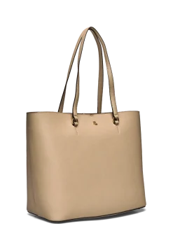 Crosshatch Leather Large Karly Tote - Tote Bags