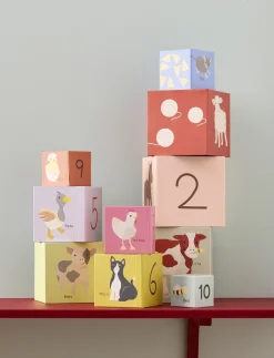Cubes paper 1-10 AIDEN - Byggeklodser