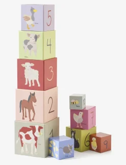 Cubes paper 1-10 AIDEN - Byggeklodser