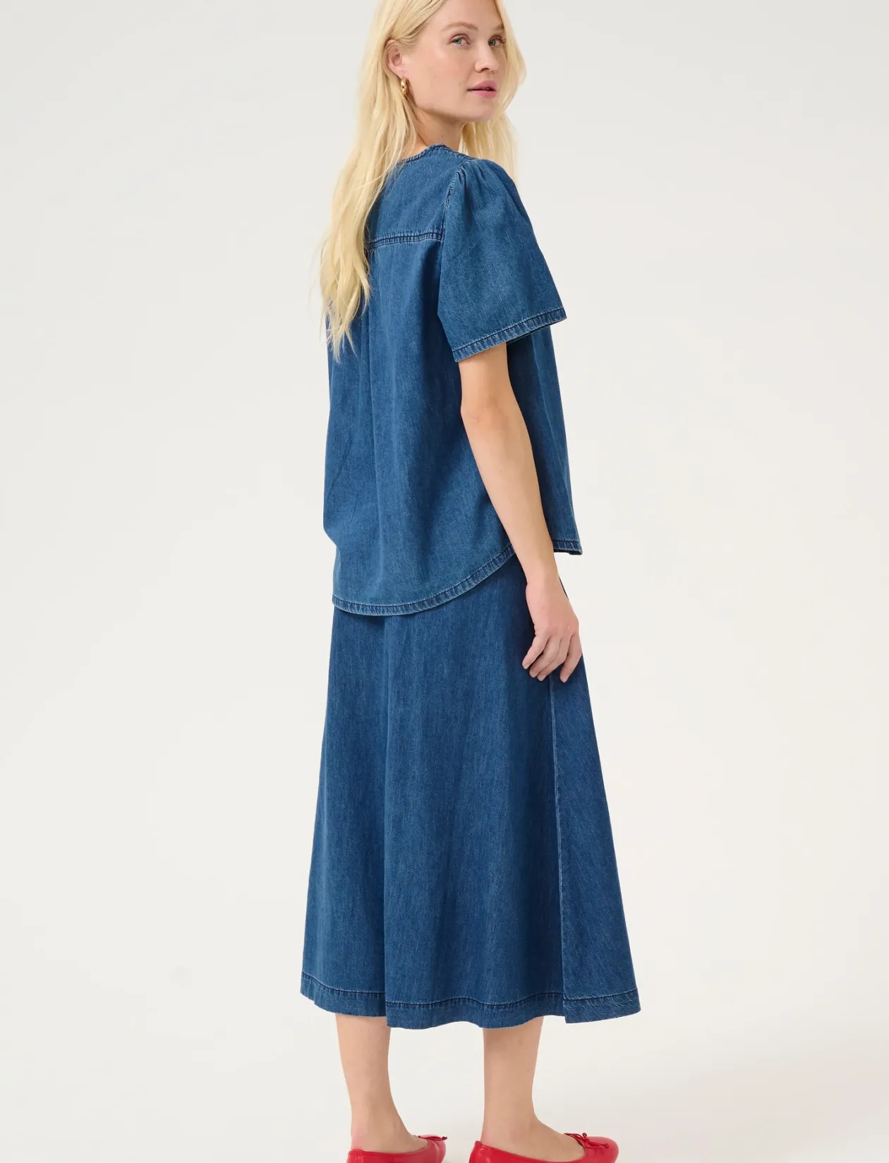 CUlivie Arpa SS Blouse - Kortærmede bluser