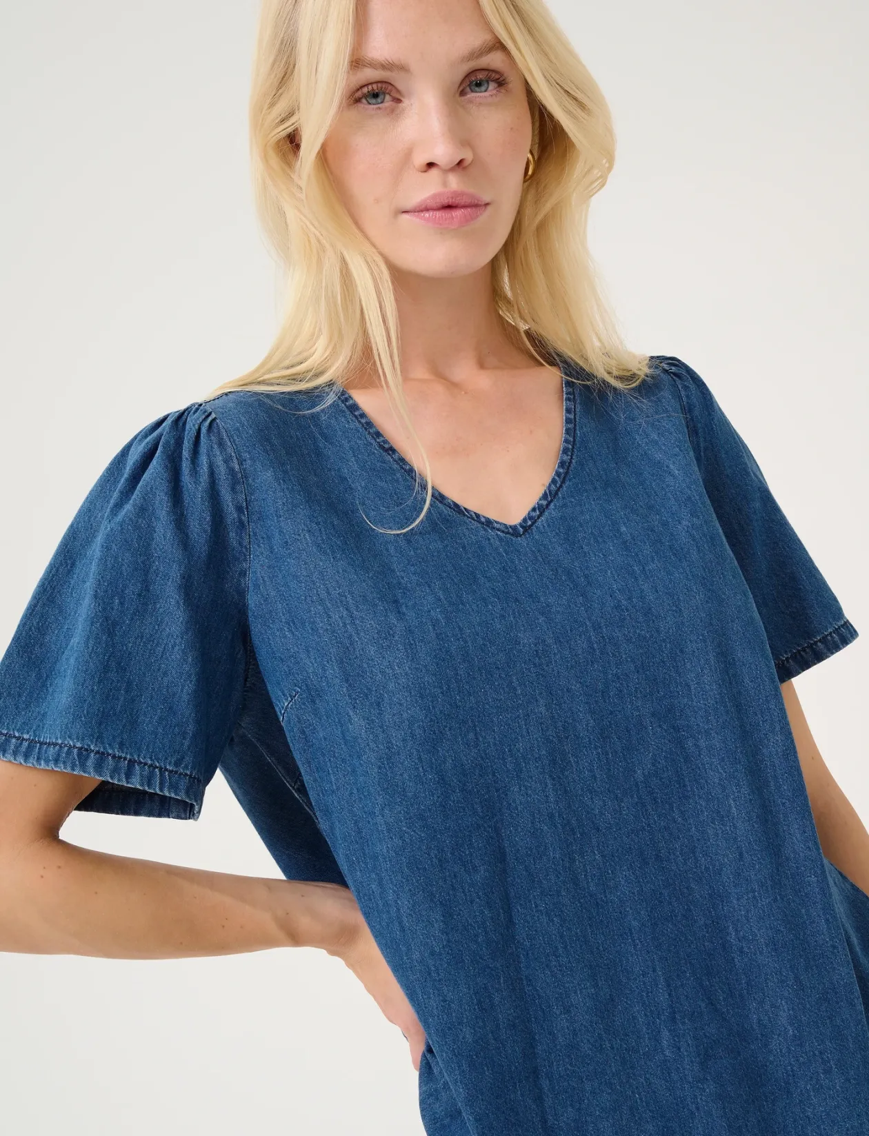 CUlivie Arpa SS Blouse - Kortærmede bluser