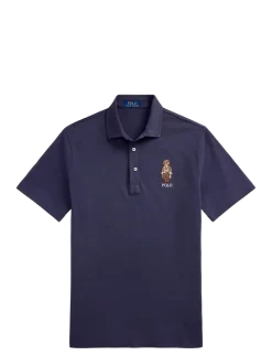 Custom Slim Polo Bear Mesh Polo Shirt - Kortærmede
