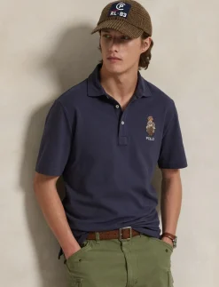Custom Slim Polo Bear Mesh Polo Shirt - Kortærmede