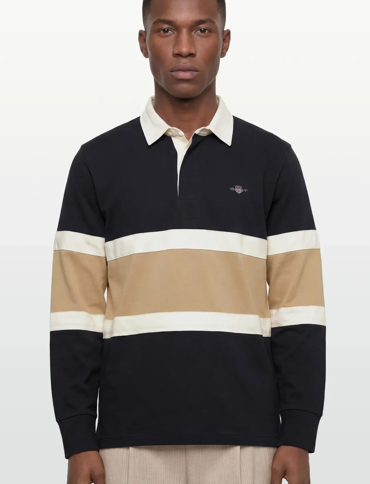 CUT AND SEWN RUGGER - Langærmede