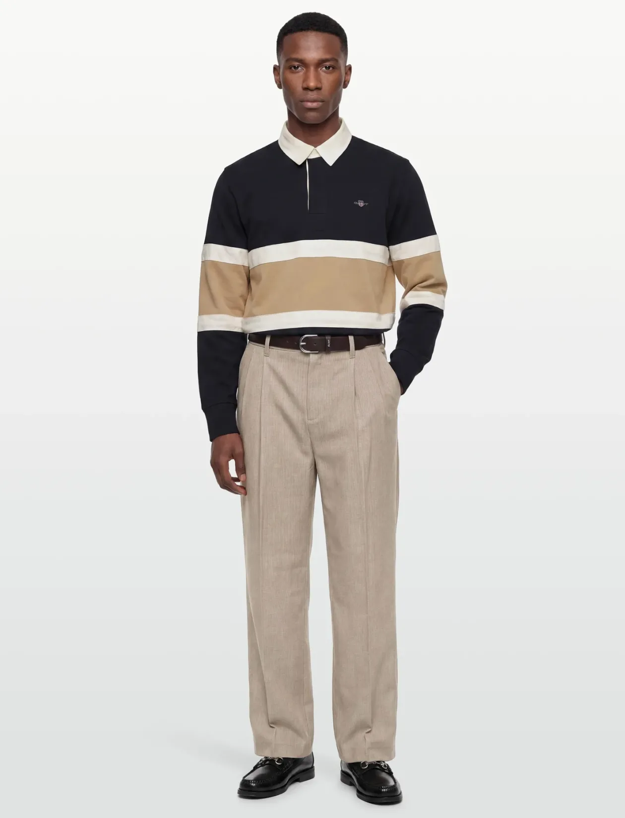 CUT AND SEWN RUGGER - Langærmede