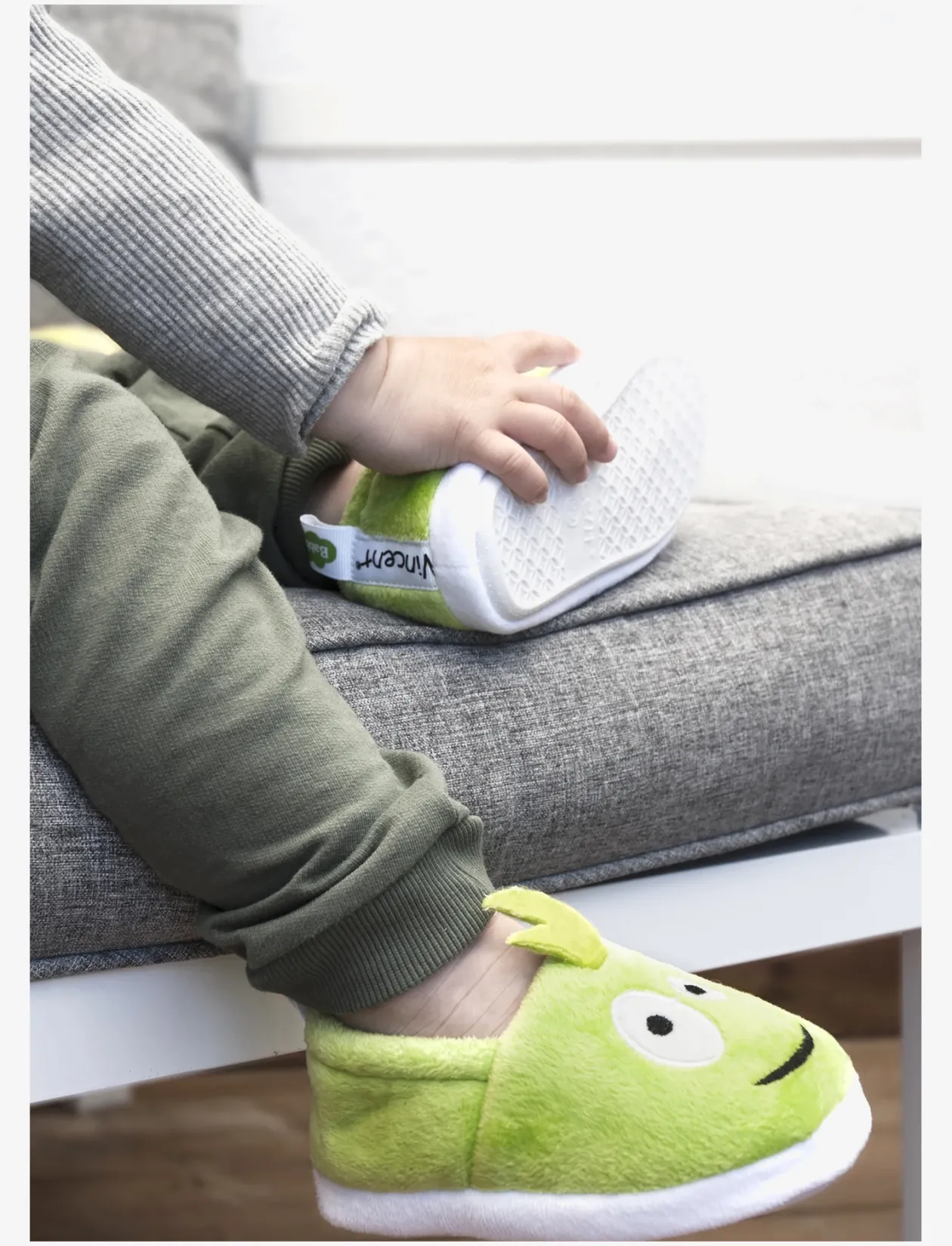 Dadda Green Slipper - Hjemmesko