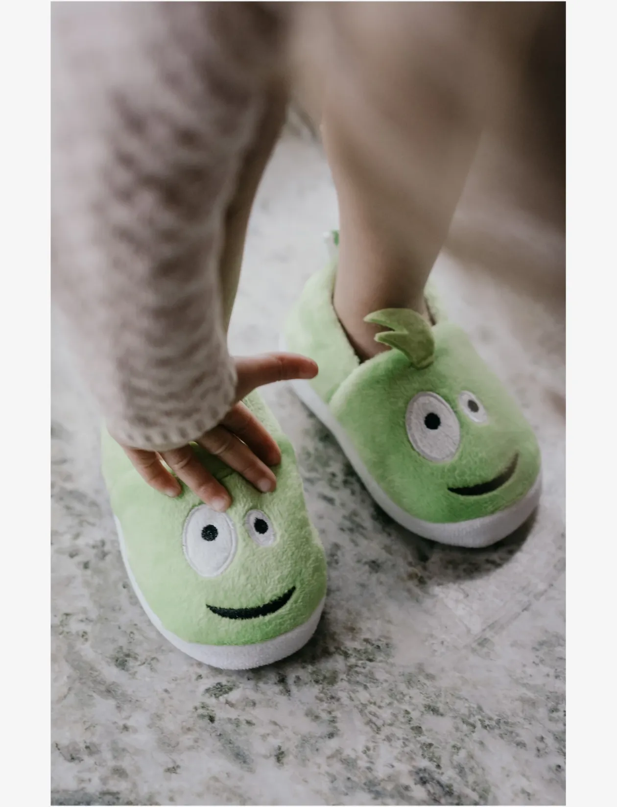 Dadda Green Slipper - Hjemmesko