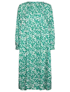 daisy dress green cherry - Midi kjoler