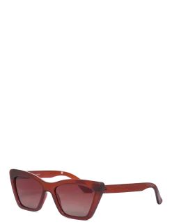 DAKOTA angular cat-eye shaped sunglasses brown - Cat-Eye