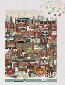 Danmark Jigsaw puzzle (1000 pieces) - Spil & puslespil