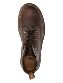 101 Dark Brown Crazy Horse - Flade ankelstøvler