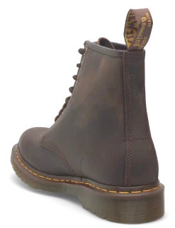 1460 Dark Brown Crazy Horse - Snørestøvler