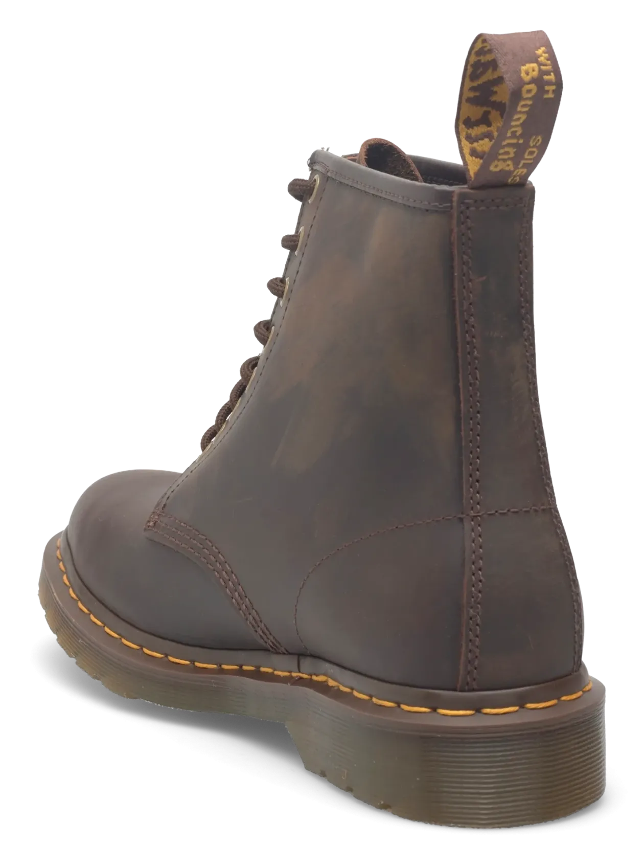 1460 Dark Brown Crazy Horse - Snørestøvler