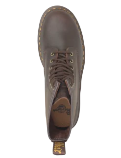 1460 Dark Brown Crazy Horse - Snørestøvler